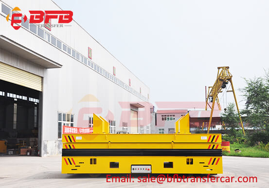 25T Steerable Power Motorized Cart With Lifting Platform For Wire Coil Transfer