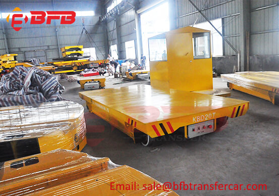 Vibrating Screen Industry Railroad Turntable Transfer Cart 20MT On Railway