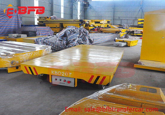 Vibrating Screen Industry Railroad Turntable Transfer Cart 20MT On Railway