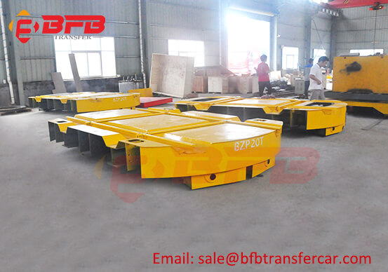 Vibrating Screen Industry Railroad Turntable Transfer Cart 20MT On Railway