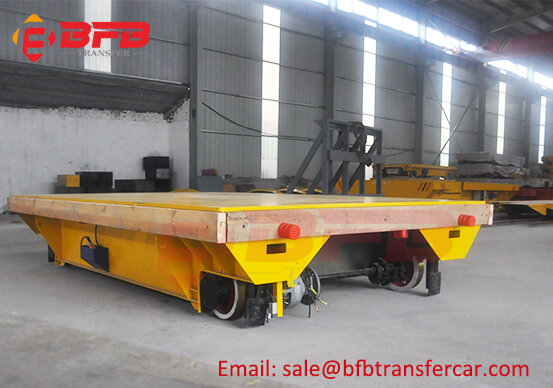 Railroad Battery Operated Transfer Trolley 15T For Bogie Wheel Handling