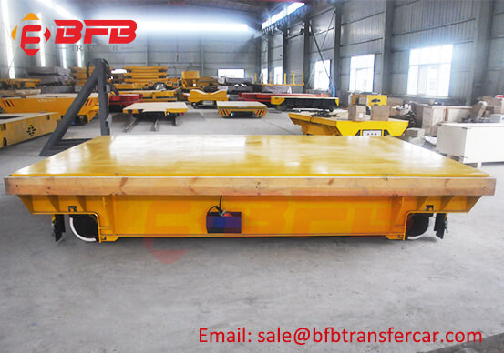 Railroad Battery Operated Transfer Trolley 15T For Bogie Wheel Handling