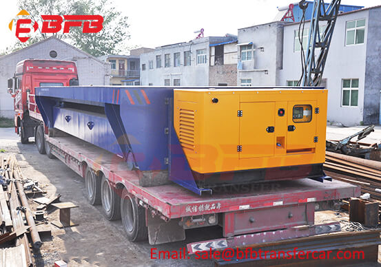 Blue Omni Diesel Power 40 Ton Lifting Transfer Car Price In Rail Track