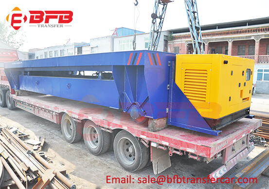 Blue Omni Diesel Power 40 Ton Lifting Transfer Car Price In Rail Track