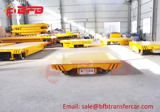 Battery Power 3 Ton Material Transport Vehicles On Rails For NDT Room Transfer