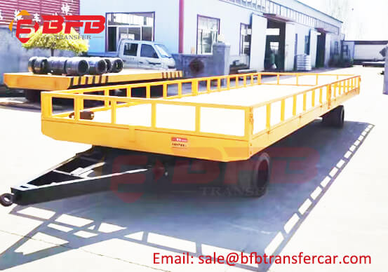 20T Industrial Transport Trailer Towing Dolly For Jumbo Roll Transfer