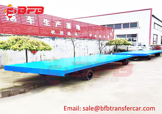 Workshop 10 Ton Forklift Towing Trailer For Pallet Transfer Exported Cambodia