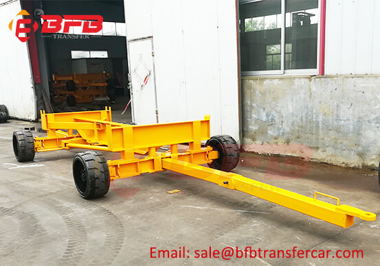 Skeleton Structure 15T Trailer With Double Towing Bar For VAB Equipment Transfer