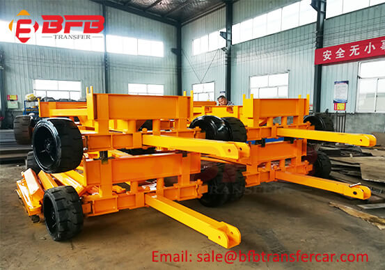 Skeleton Structure 15T Trailer With Double Towing Bar For VAB Equipment Transfer