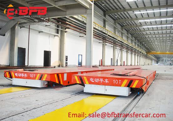 CE 10T Busbar Power Rail Guided Cart For Assembly line Transfer