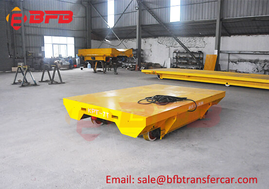 7 Ton Load Electric Driven Transfer Platform For Structural Steel Painting