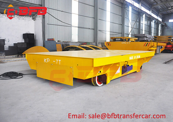 7 Ton Load Electric Driven Transfer Platform For Structural Steel Painting