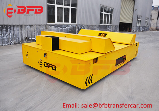 20T Wire Coil Transfer Trackless Electric Flat Car On Floor