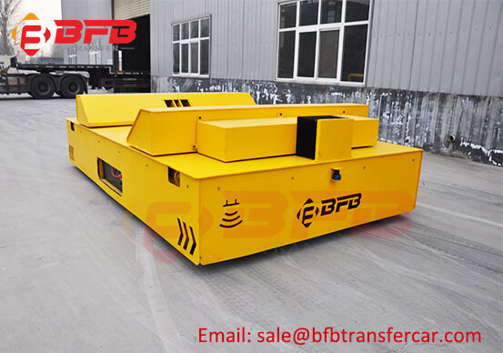 20T Wire Coil Transfer Trackless Electric Flat Car On Floor