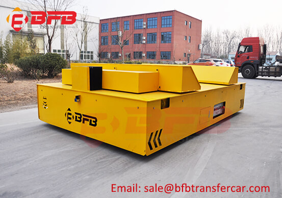 20T Wire Coil Transfer Trackless Electric Flat Car On Floor