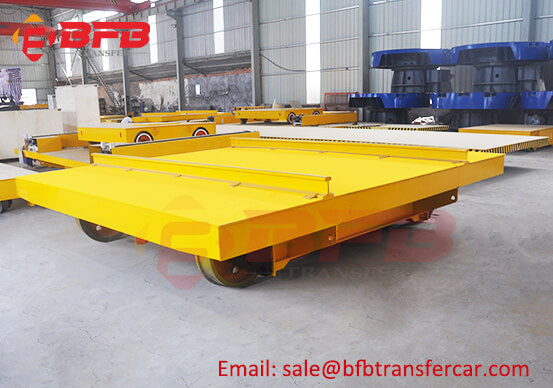 75T Busbar Power Motor Driven Transfer Cart For Industrial Furnace Carry