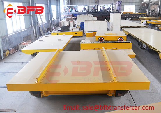 75T Busbar Power Motor Driven Transfer Cart For Industrial Furnace Carry