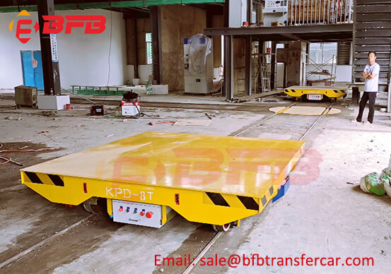 Industrial 8 Ton Turntable Transfer Car For Workshop Material Handling