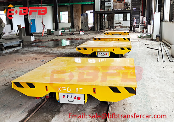 Industrial 8 Ton Turntable Transfer Car For Workshop Material Handling