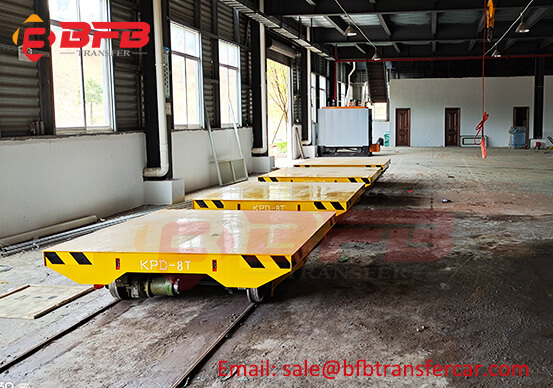 Industrial 8 Ton Turntable Transfer Car For Workshop Material Handling