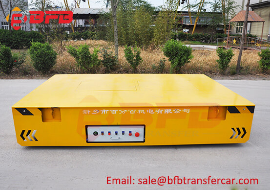 Workshop 15T Mould Trackless Transfer Cart On Cement Ground