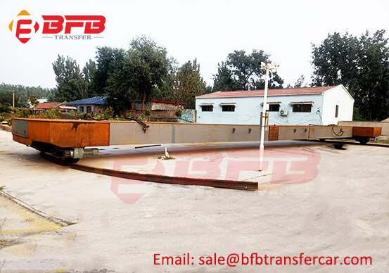 90 Tons 24M Diameter Train Railway Turntable Factory Test