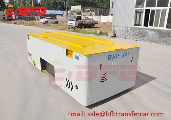 20 Ton Steerable Battery Power Transfer Car For Roller Docking