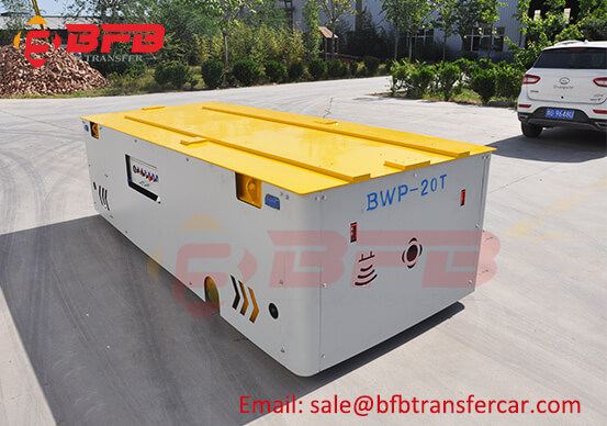 20 Ton Steerable Battery Power Transfer Car For Roller Docking