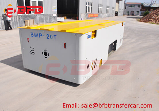 20 Ton Steerable Battery Power Transfer Car For Roller Docking