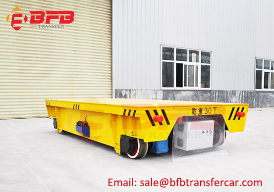 30 Tons Motorised Trolley With Track System For Ship Body Transfer