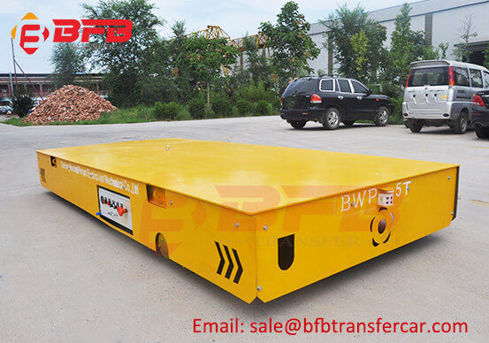 5 Ton Industrial Electric Trackless Transfer Cart Exported UAE