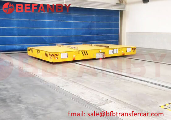20T Electric Industrial Rail Trolley System For Automobile Workshop