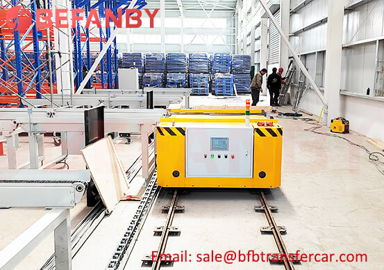 12T RGV Industrial Robot Automatic Transfer Cart For Pallet Transport