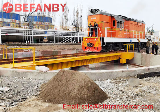 100T Locomotive Railway Turntable For Train Turning