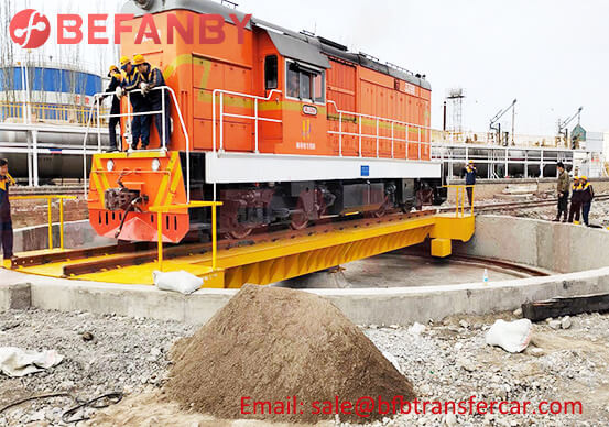 100T Locomotive Railway Turntable For Train Turning