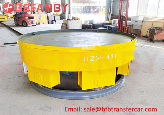 Anti - High Temperature 40T Industrial Turntable For Ladle Rotating