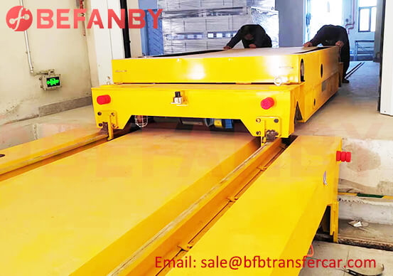 Material Handling Rail Ferry Transfer Cart 30 Ton For Coating Line