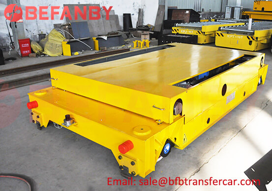 Material Handling Rail Ferry Transfer Carts 30 Ton For Coating Line