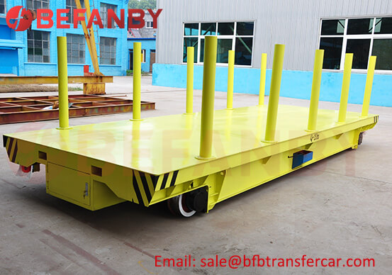 Russia 20T Rail Electric Transfer Trolley For Low Temperature Move
