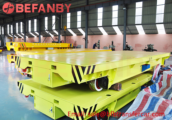 Russia 20 Ton Rail Electric Transfer Trolley For Low Temperature Move