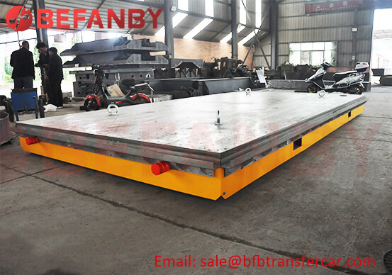 5T Rail Electric Flatbed Trolleys With 3D Printing Technology