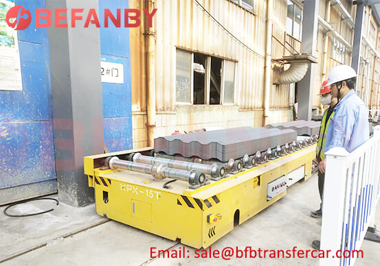 8 Sets Heavy Duty Transfer Carts 10 Ton For Container Production Line