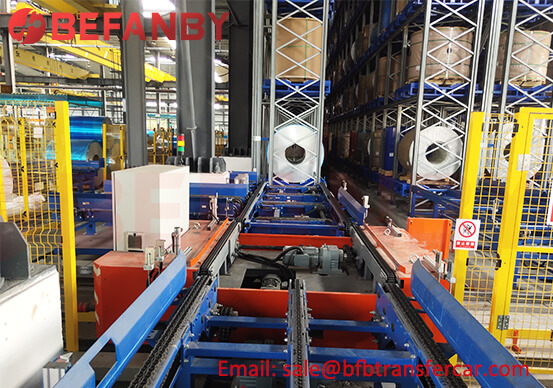 3 Sets 5T Automatic Guided Transfer Carts Tested Successfully For Automated Conveying Workshop