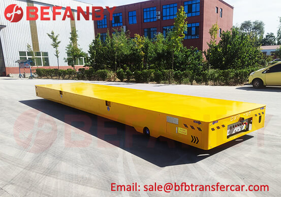 Industrial Battery Transfer Car 10T, Transfer Cars Trackless Exported To Chile