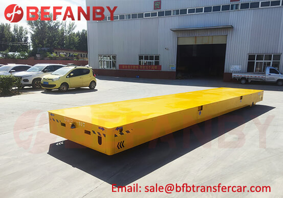 Industrial Battery Transfer Car 10T, Transfer Cars Trackless Exported To Chile