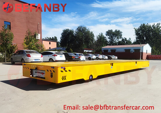 Industrial Battery Transfer Car 10T, Transfer Cars Trackless Exported To Chile