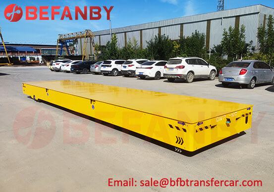 Industrial Battery Transfer Car 10T, Transfer Cars Trackless Exported To Chile
