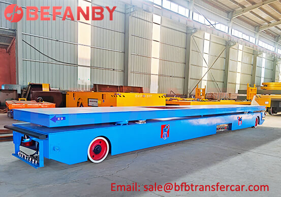 4T Automatic Lifting RGV Rail Guided Trolley For Material Transfer