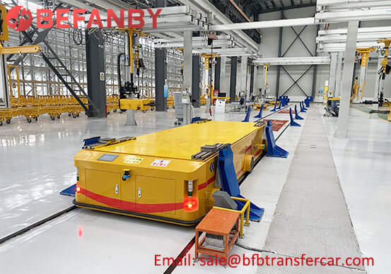 40T RGV Industrial Rail Transportation Cart Customer Feedback