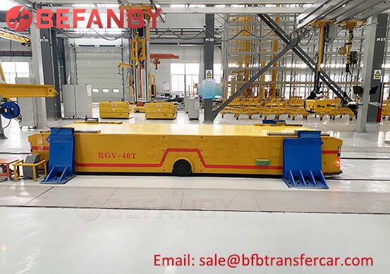 40T RGV Industrial Rail Transportation Cart Customer Feedback